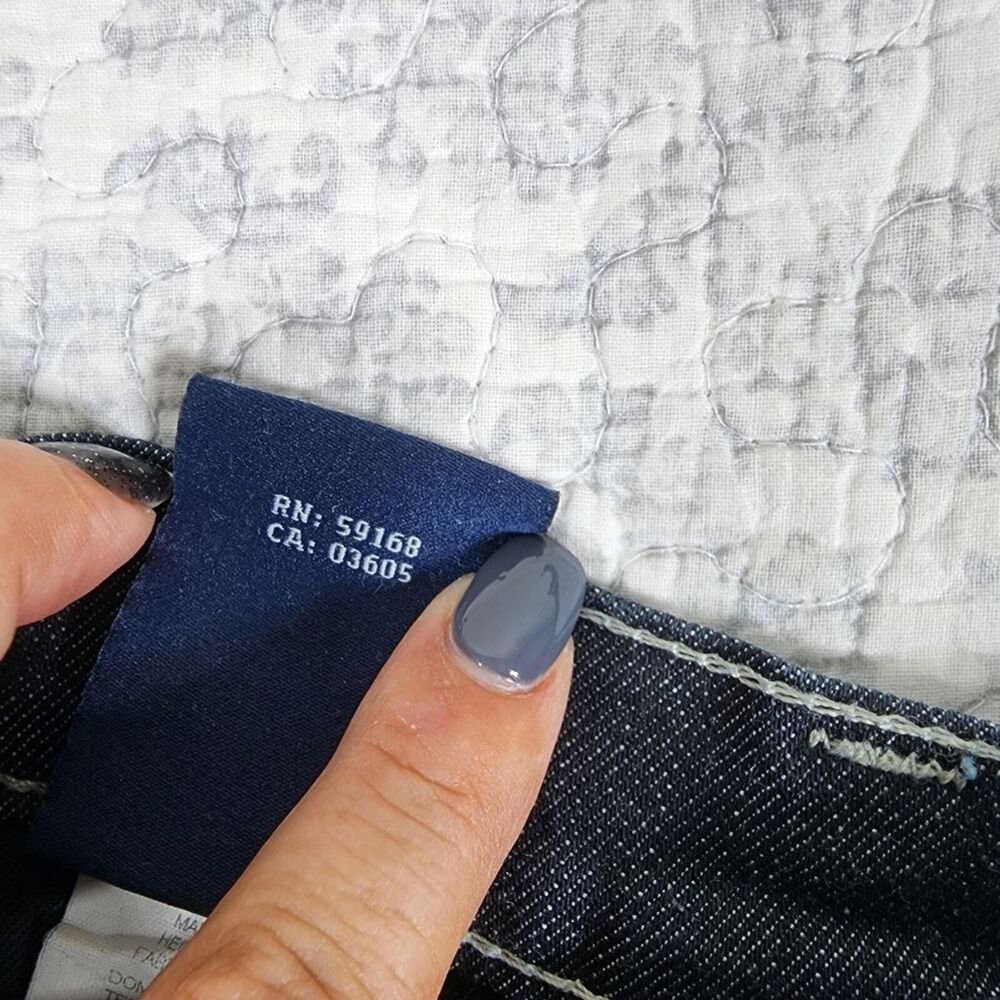 Karen Kane Dark Wash Straight Leg Denim Jeans Size 29 - Picture 7 of 7
